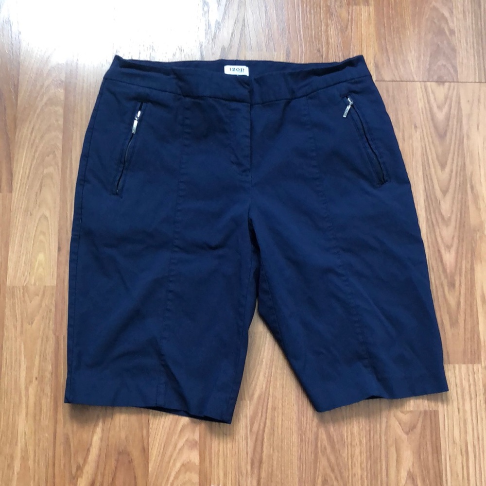 Izod Navy Golf Shorts Sz 8